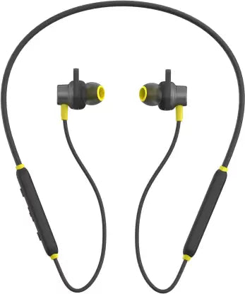 INFINITY by HARMAN Glide N120 Neckband with Advanced 12mm Drivers, Dual Equalizer, IPX5 Sweatproof Bluetooth Headset  (Black, Yellow, In the Ear) INFINITY by HARMAN Glide N120 Neckband with Advanced 12mm Drivers, Dual Equalizer, IPX5 Sweatproof Bluetooth Headset  (Black, Yellow, In the Ear)